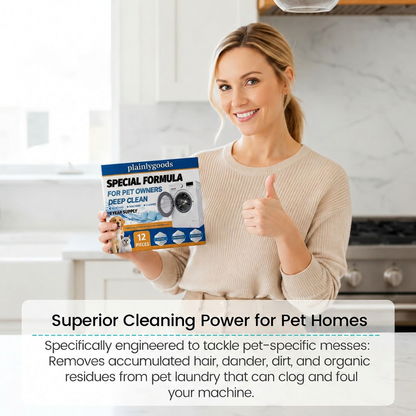 🏆 LAST DAY SPECIAL! ONLY $9.99!! 12 Washer Tub Cleaner Tablets Deep Cleans & Removes Odors For a Fresh, Hygienic Washer